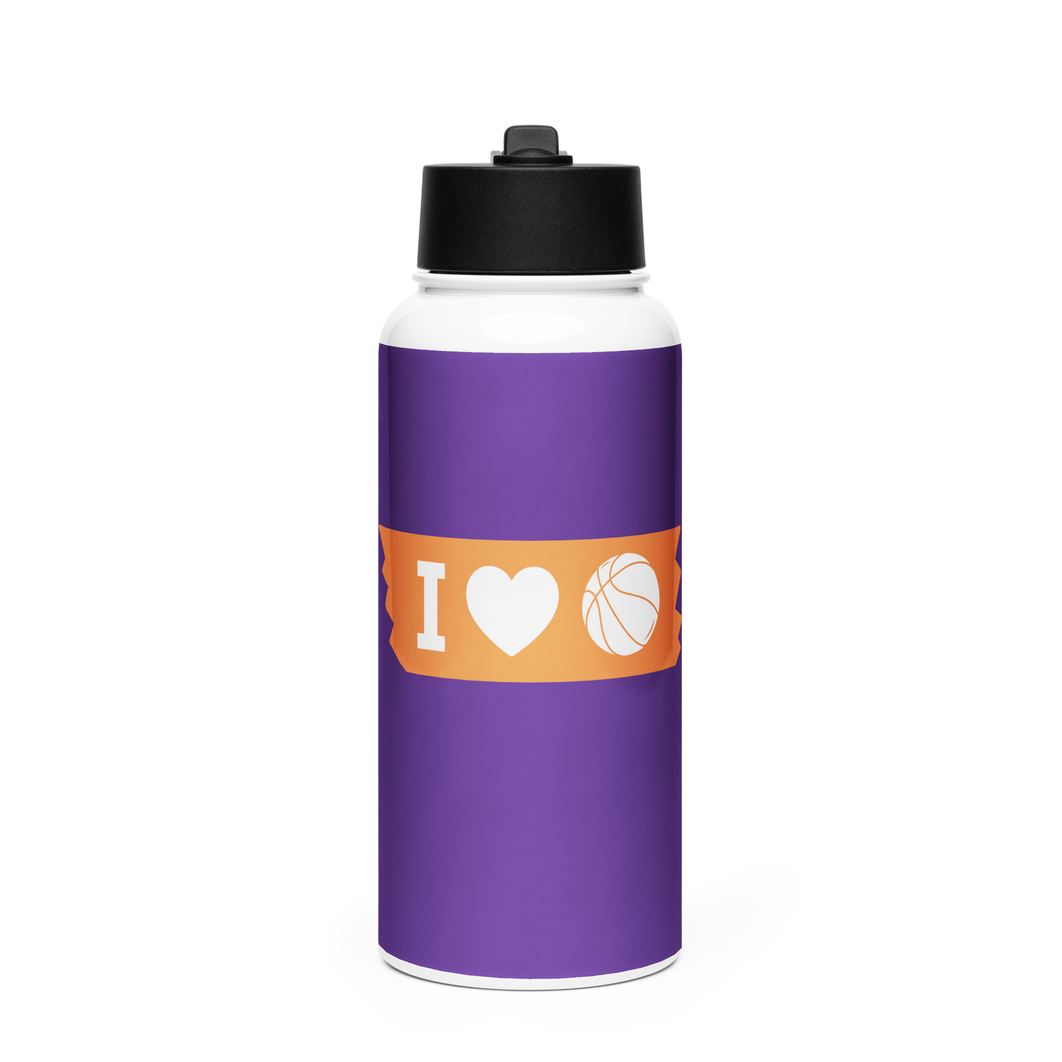 I &lt;3 Soccer Stainless Steel Water Bottle