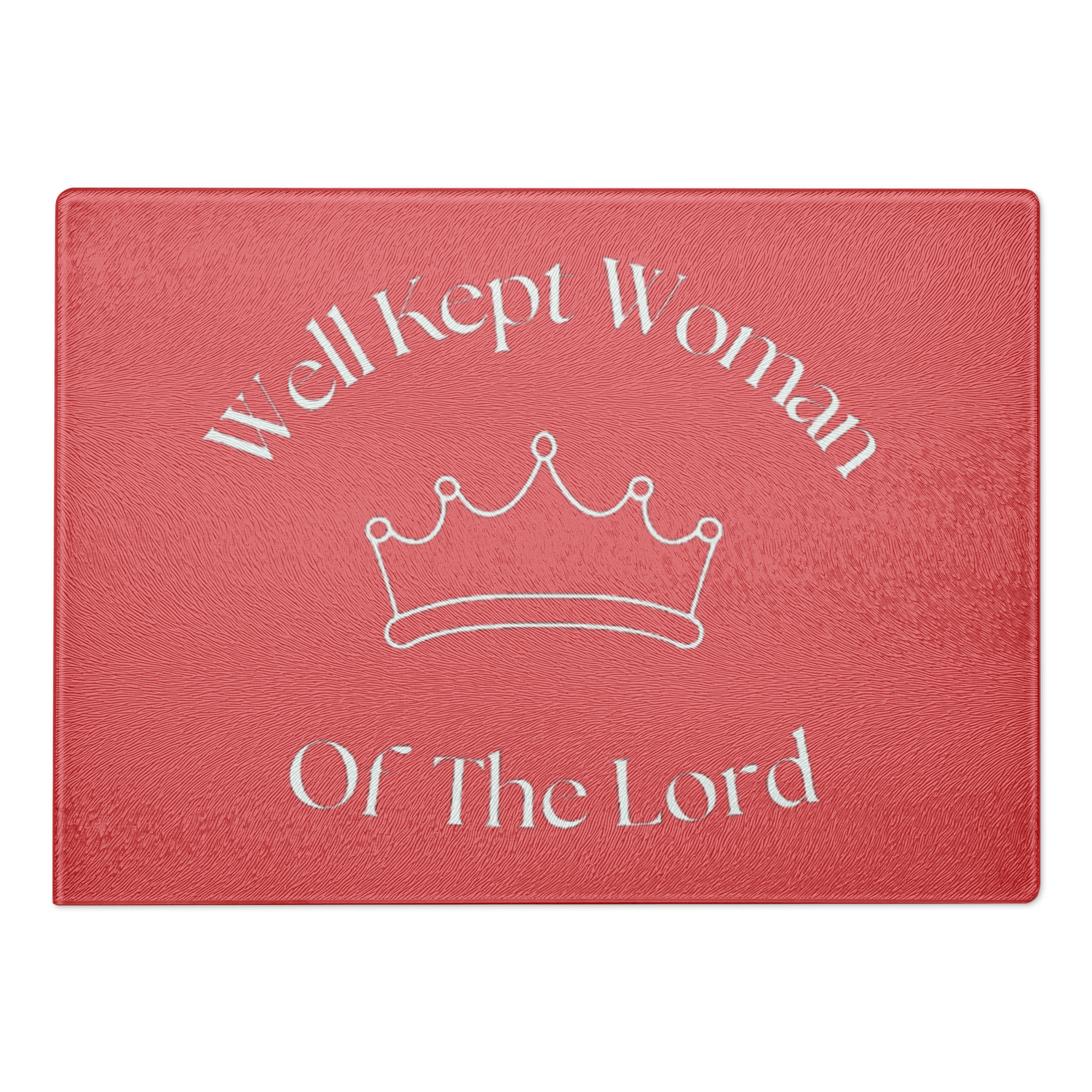 Well Kept Glass cutting board