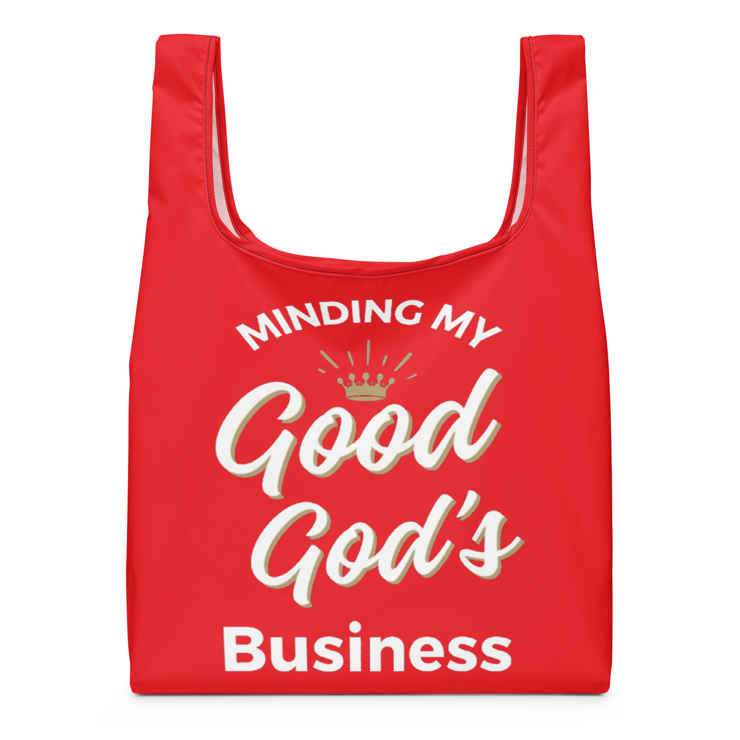 Minding My Shopping bag (Red)