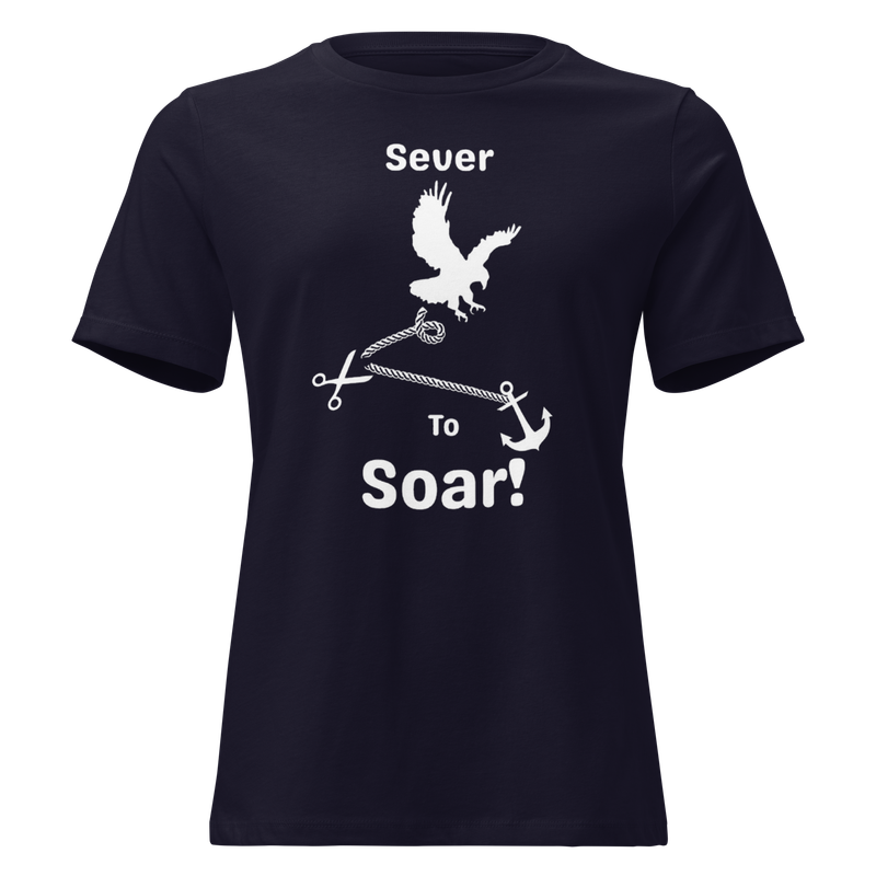 Sever to Soar Women&#39;s T-Shirt (white font)