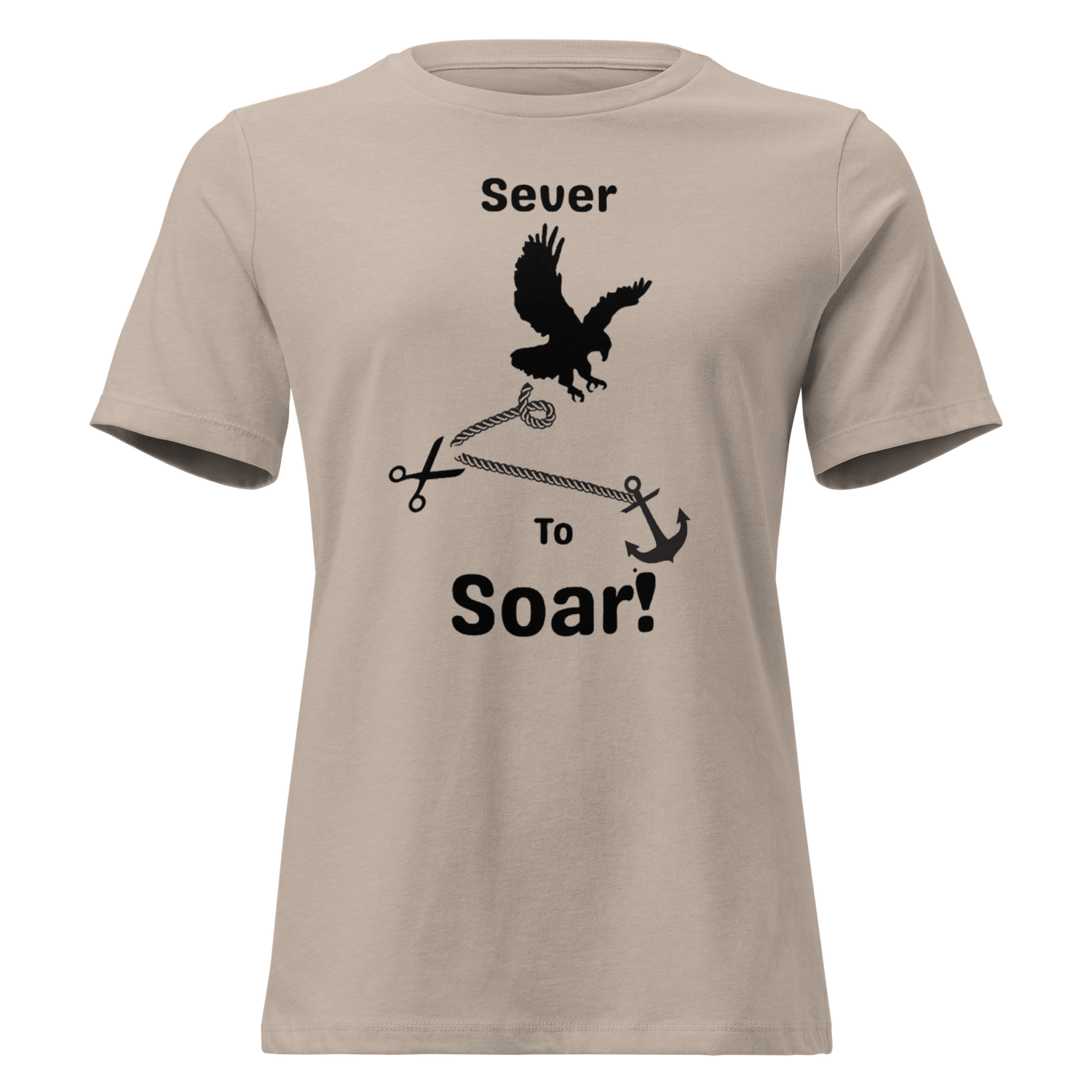 Sever to Soar Women&#39;s T-Shirt (black font)