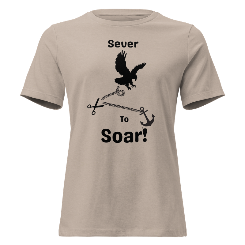 Sever to Soar Women&#39;s T-Shirt (black font)