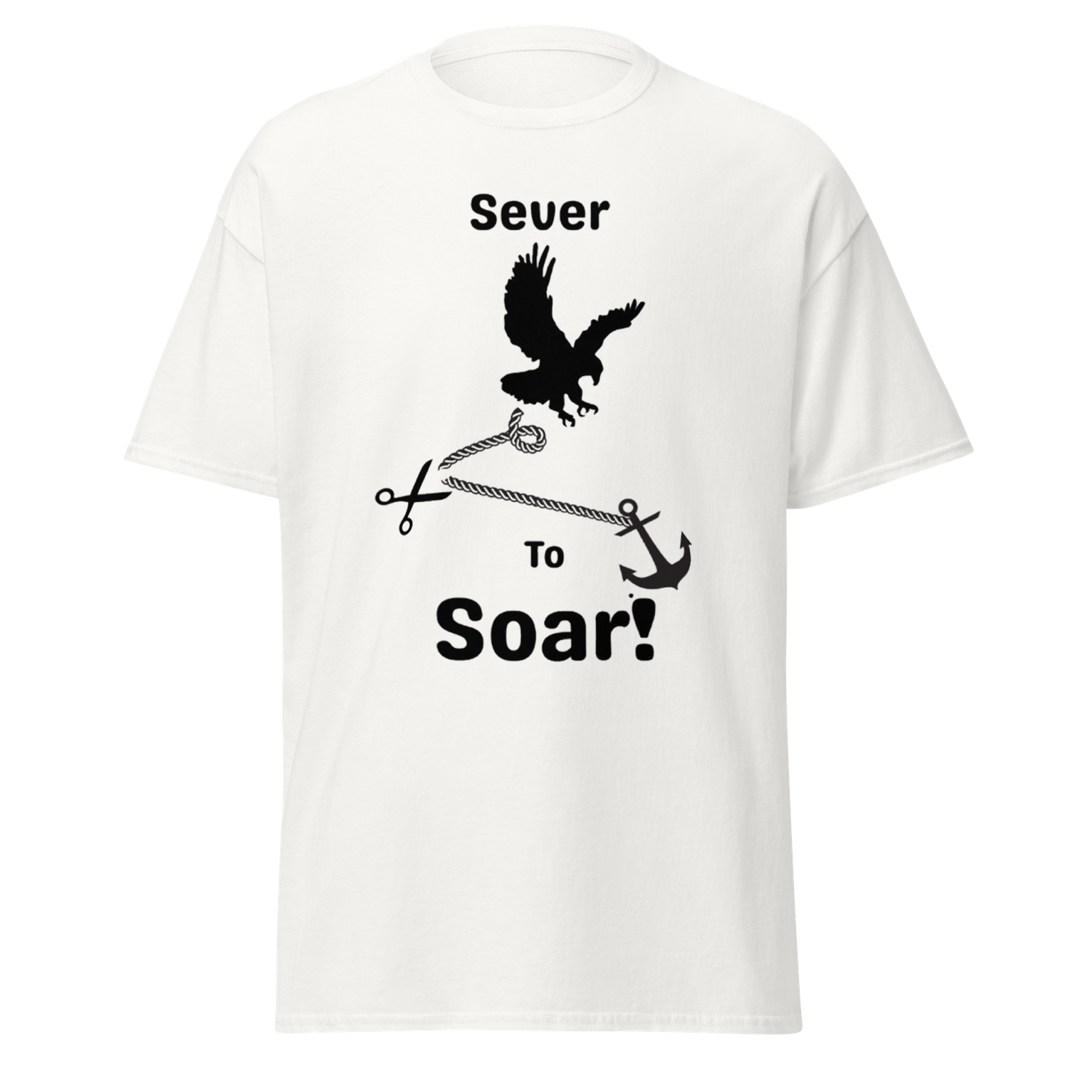 Sever to Soar Unisex T-shirt (black font)