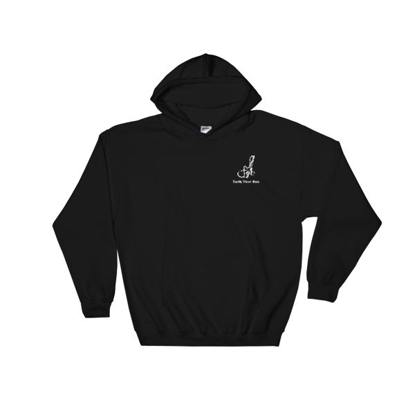 Embroidered Hoodie (White logo)