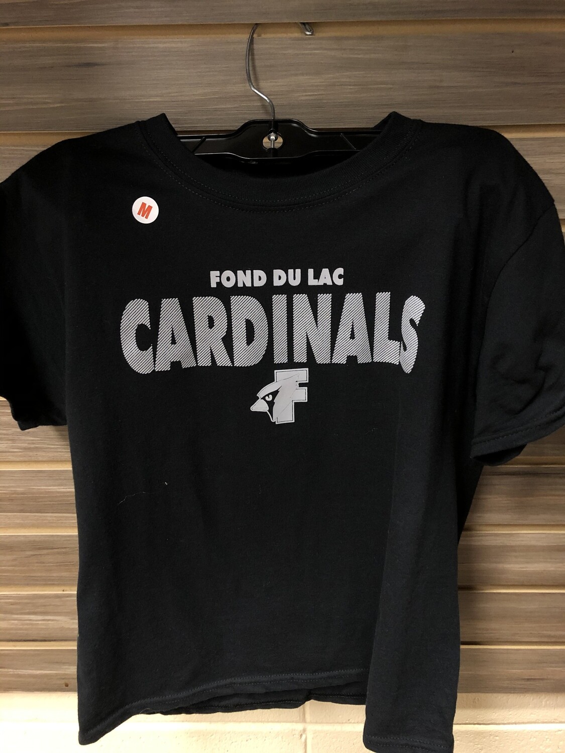Black Youth Fondy Cardinals T-Shirt (Youth Large)