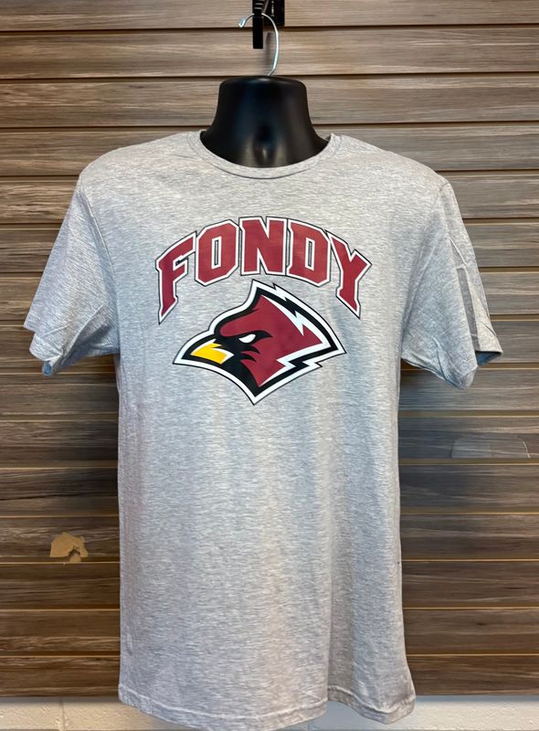 Fondy Cardinals Gray T-Shirt