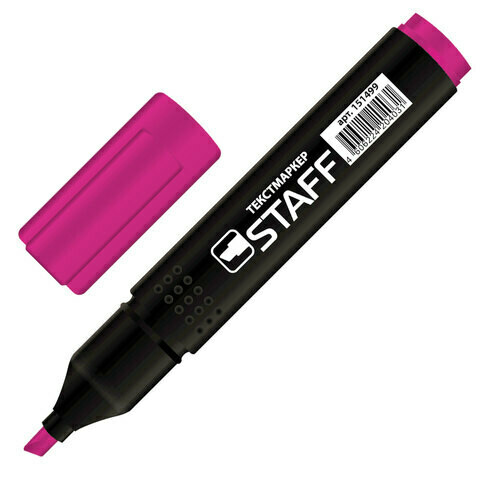 Текстмаркер 1-4 мм STAFF "Stick" 151499 розовый