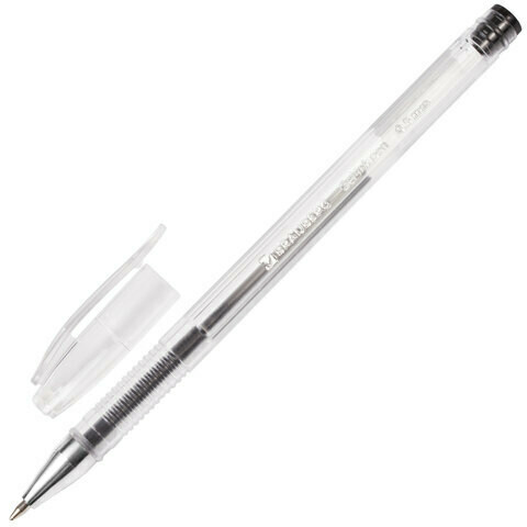 Ручка гелевая 0.5мм BRAUBERG "Jet" 141018 черная