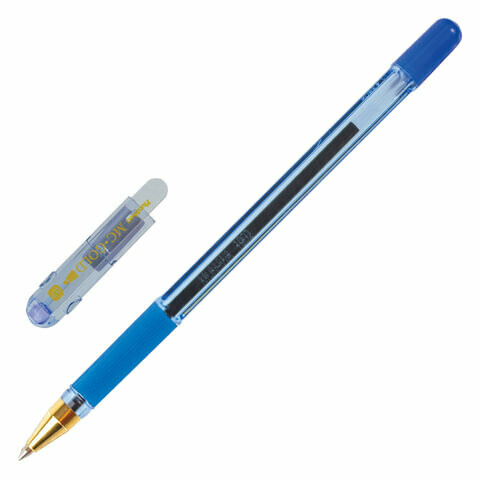 Ручка масляная 0.5мм MUNHWA "MC Gold" BMC07-02 синяя