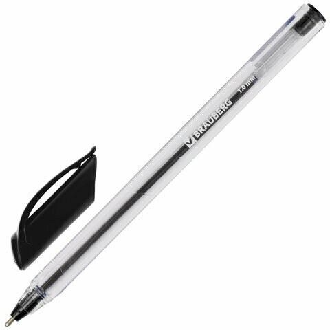 Ручка масляная 1мм BRAUBERG "Extra Glide" 142135 черная