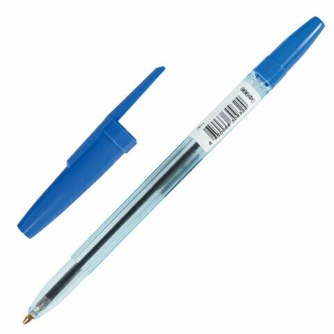 Ручка масляная 1мм СТАММ "Офис" ОФ999 синяя