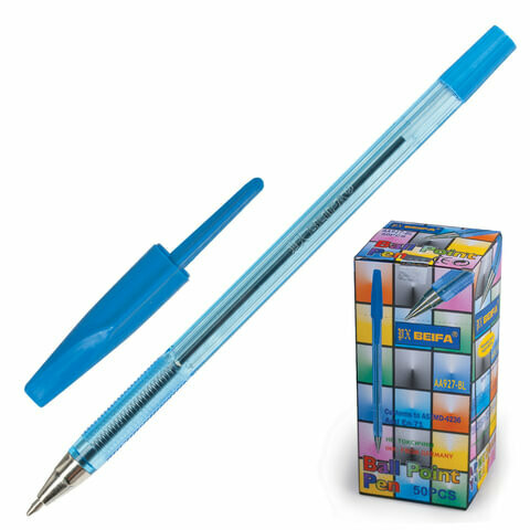 Ручка шариковая 0.5мм BEIFA AA927-BL синяя