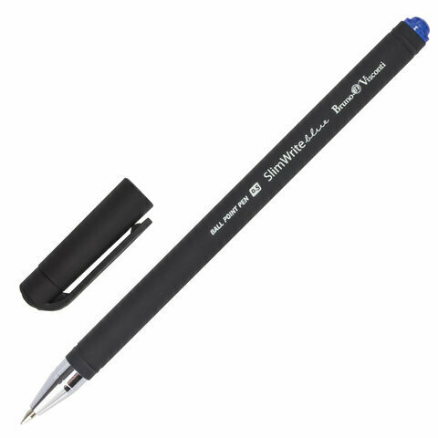 Ручка шариковая 0.5мм BRUNO VISCONTI "SlimWrite Black" 142911