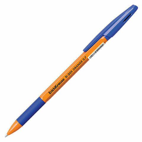 Ручка шариковая 0.7мм ERICH KRAUSE "R-301 Grip" EK39531 синяя