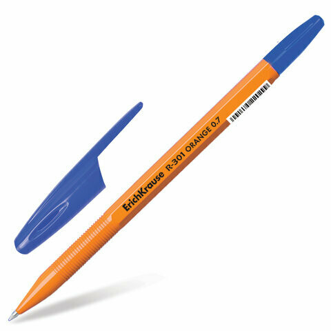 Ручка шариковая 0.7мм ERICH KRAUSE R-301 синяя EK43194