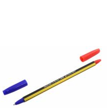 Ручка шариковая двусторонняя 1мм MAZARI "Twixi" M-7325 синяя/красная