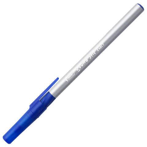 Ручка шариковая 0.8мм BIC "Round Stic Exact" 918543 синяя