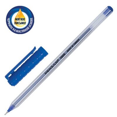 Ручка масляная 0.7мм PENSAN "1005" 143829 синяя