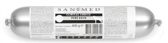 SANIMED CANINE CLINICAL CHOICE PURE DUCK SAUSAGE
