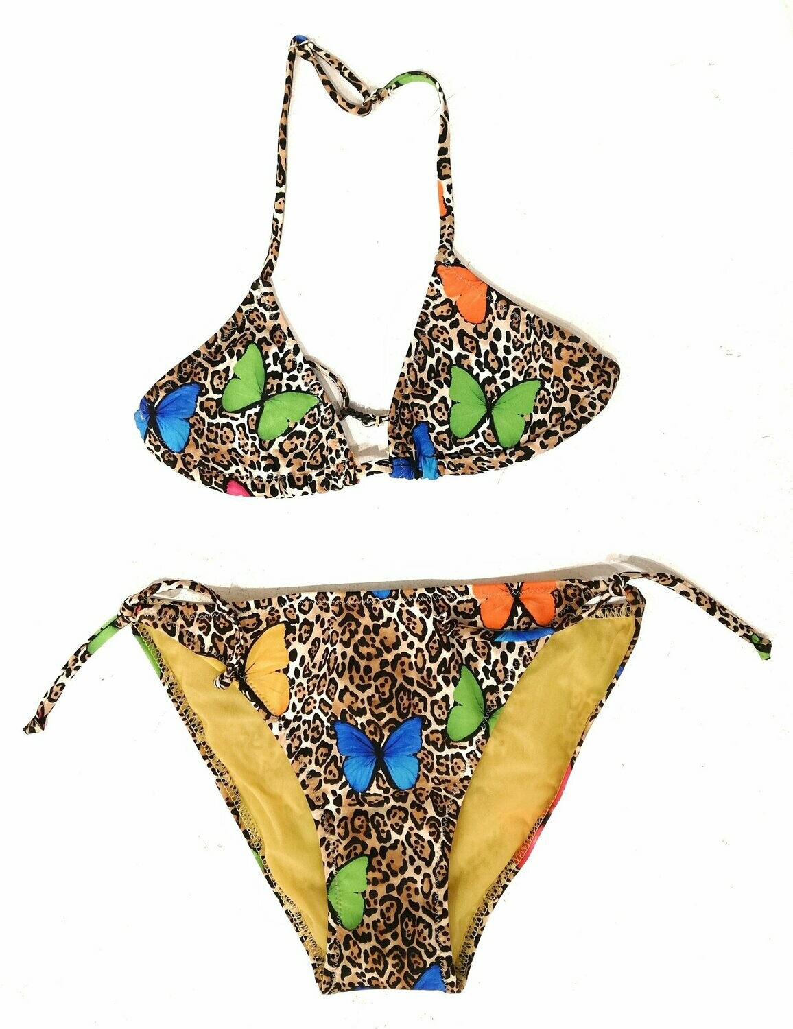 MC2 Saint Barth - Bikini maculato con farfalle, size: 6 anni