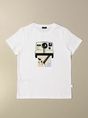 Il Gufo - T-shirt stampa macchina fotografica