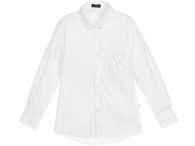 Il Gufo - Camicia bianca cotone con taschino