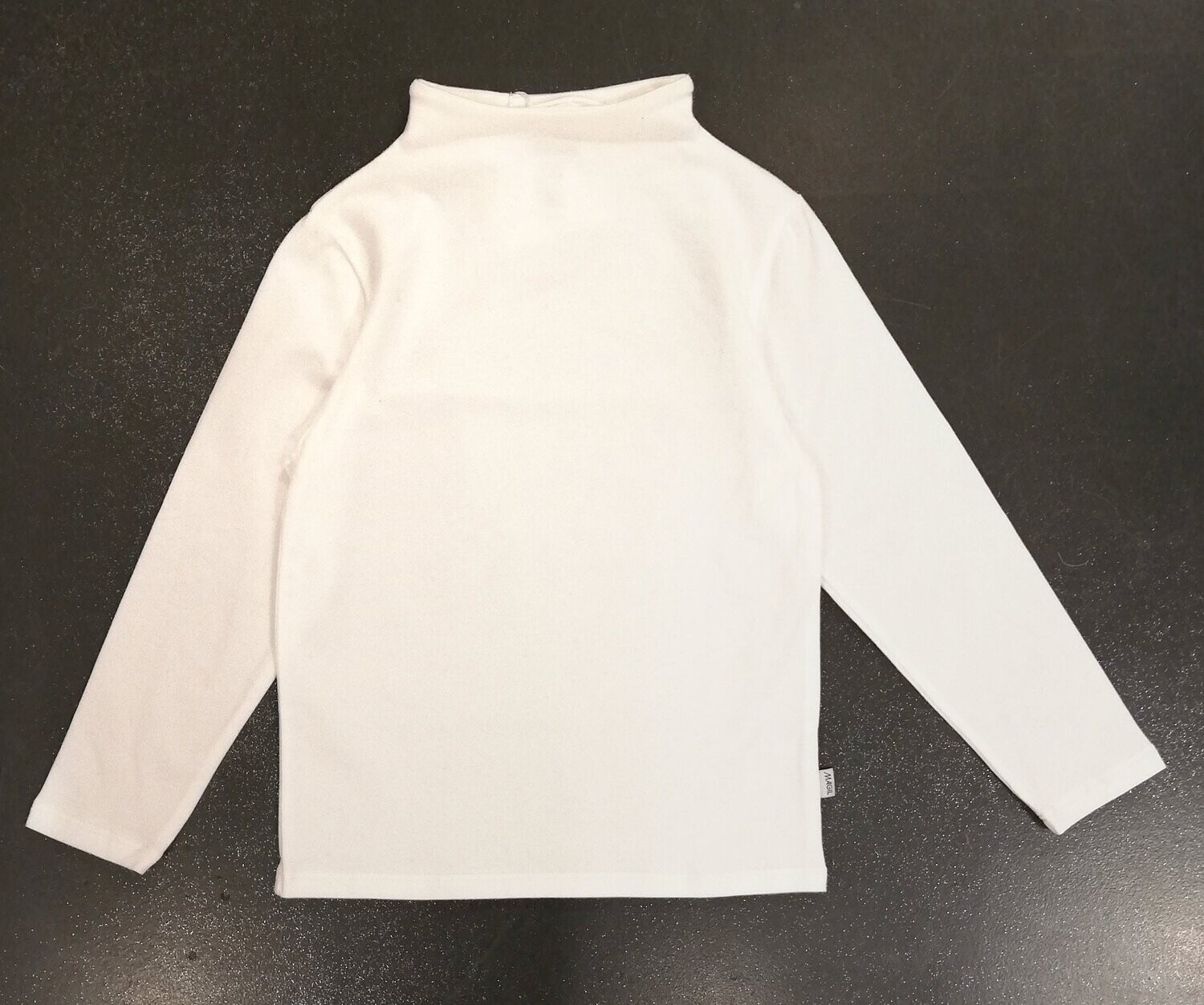 Magil - Maglia mezzo collo bianca in jersey, Size: 2 anni