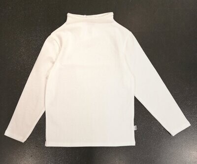 Magil - Maglia mezzo collo bianca in jersey