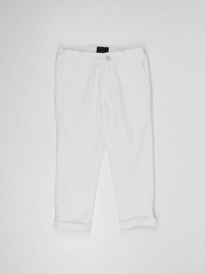 Fay - Pantalone in cotone bianco