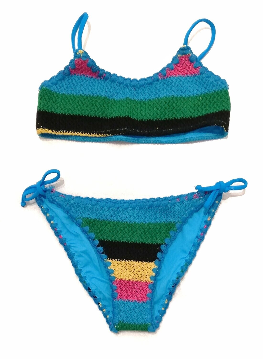MC2 Saint Barth - Bikini crochet muticolor, Size: 8 anni