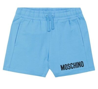 Moschino - Shorts azzurro logo