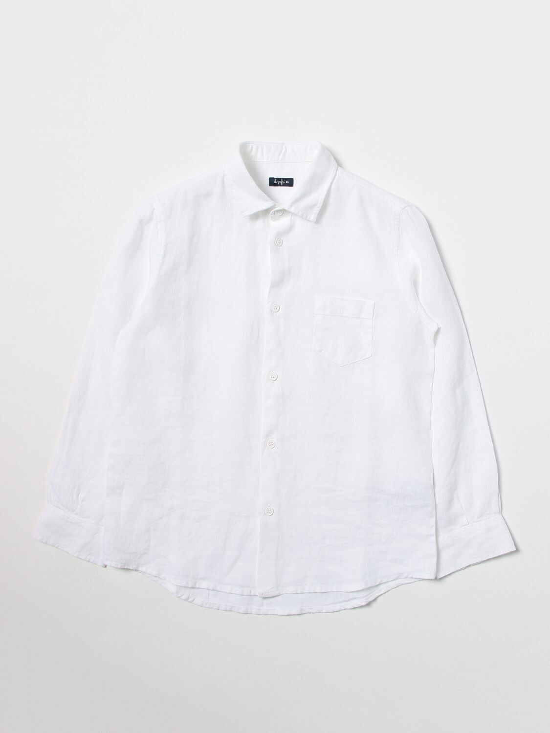 Il Gufo- camicia bianca cotone, size: 6 mesi