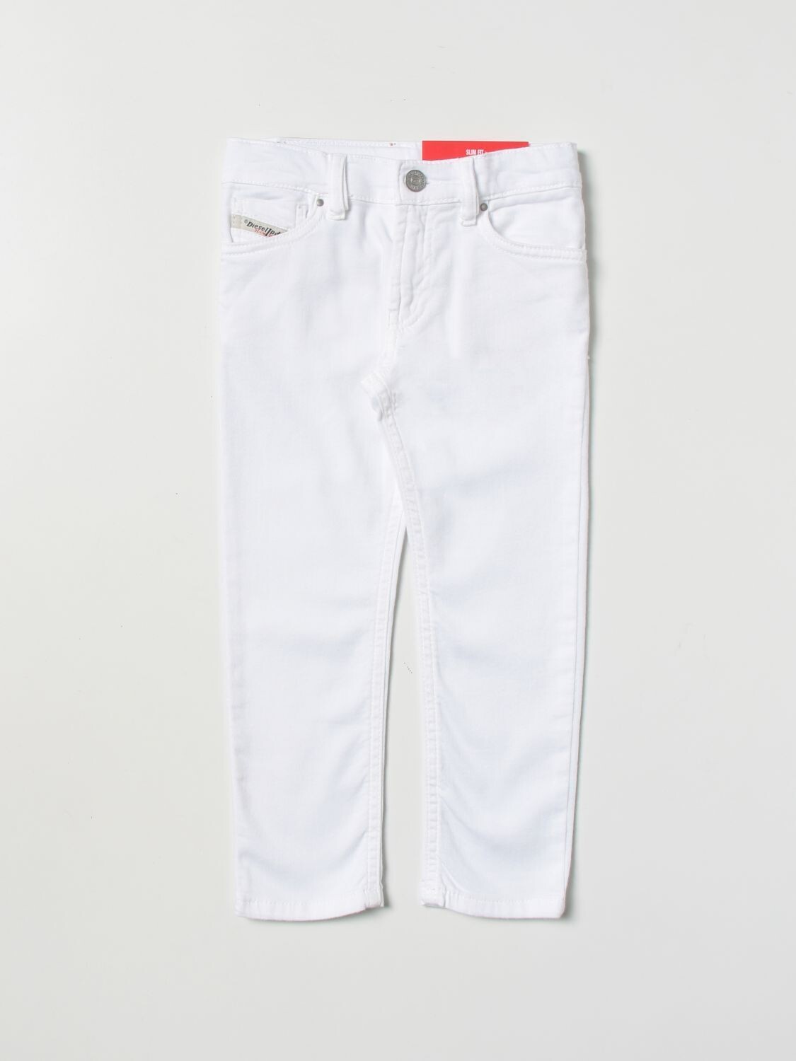Diesel-jeans bianco, size: 4 anni