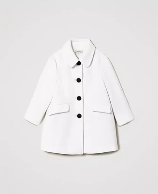 Twinset -cappotto panno bianco