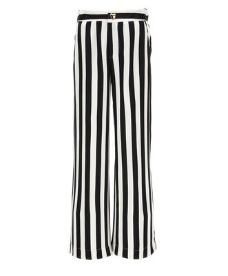 Moschino - Pantalone righe bianco e nero