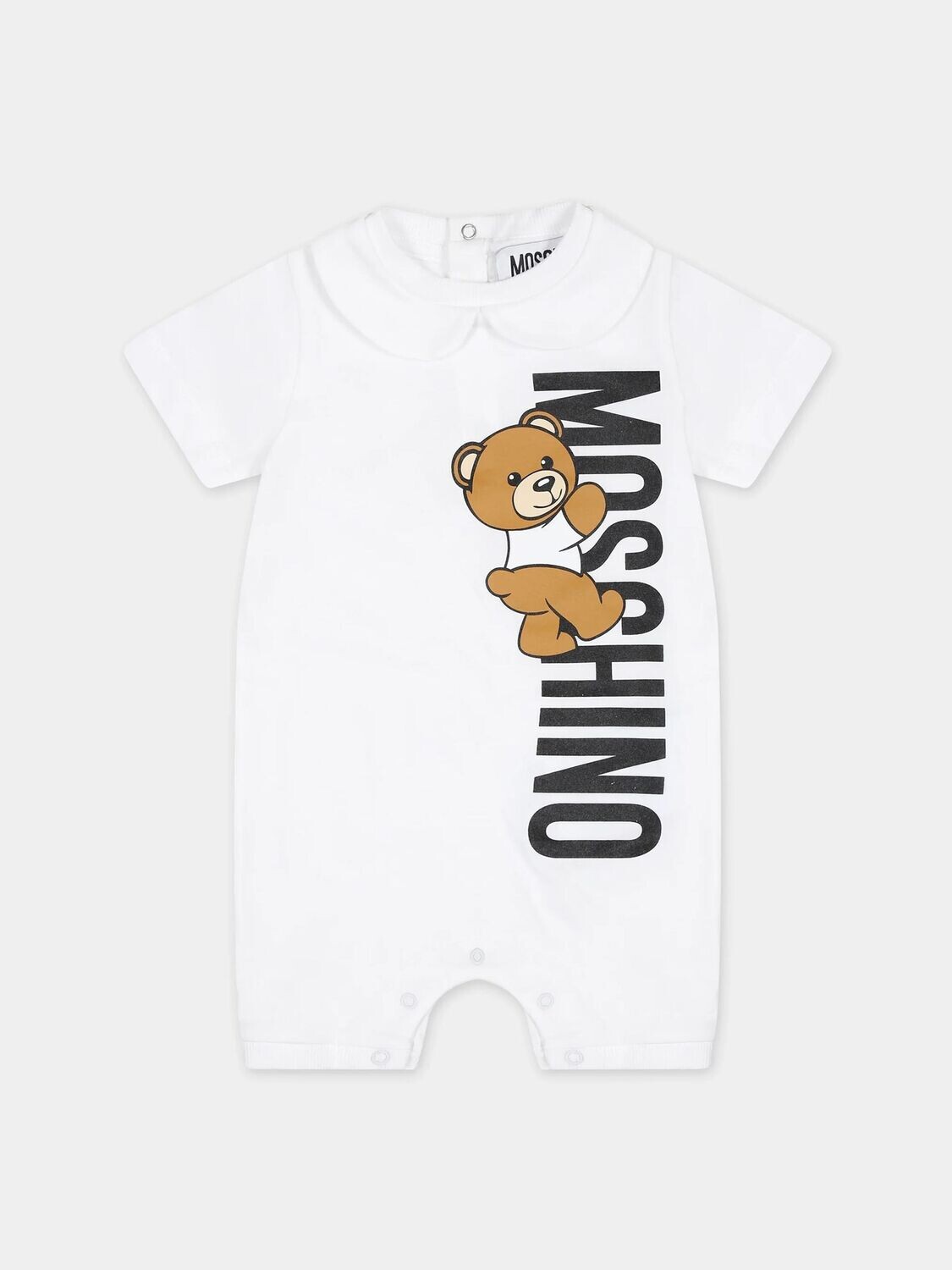 Moschino - Pagliaccetto logo e Teddy, Size: 1 mese