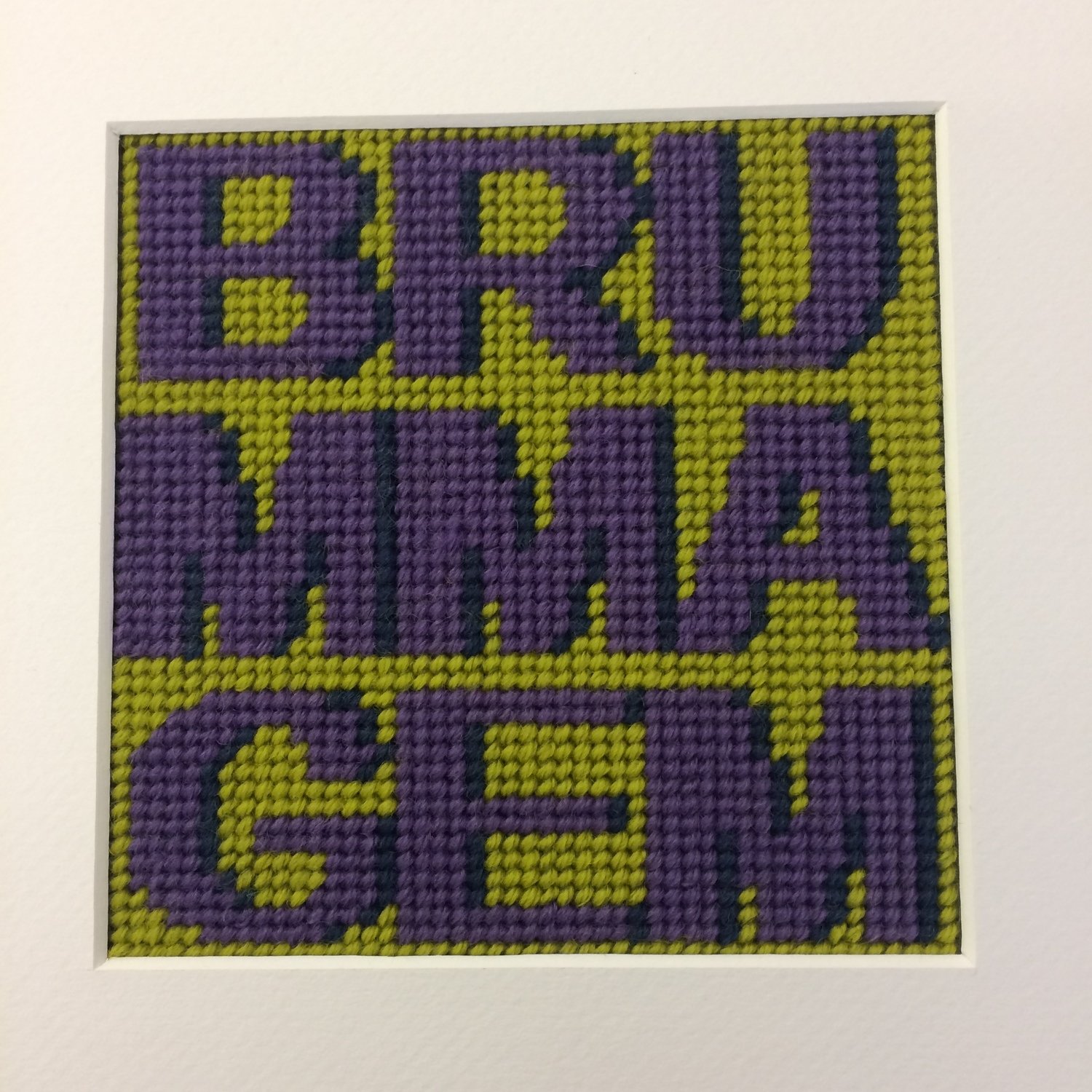 Words - Brummagem Tapestry kit