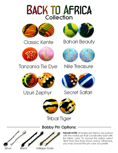Bobby Pins - Back to Africa Collection