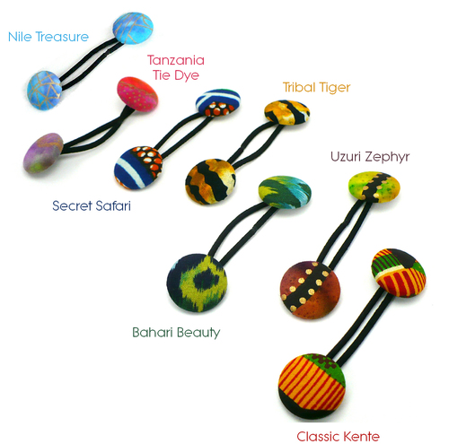 Bitty Baubles Hair Barettes - Back to Africa Collection