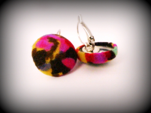 Dangling Fabric Earrings