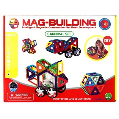 Магнитный конструктор Mag-Building, 48 деталей