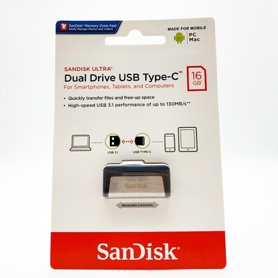 Флеш-накопитель SanDisk Flashdisk OTG Ultra Dual Drive USB Type-C