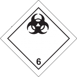 Наклейка Радиоактивные материалы, категории I​, I​I​ и I​I​I​