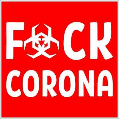 Наклейка Fuck Corona