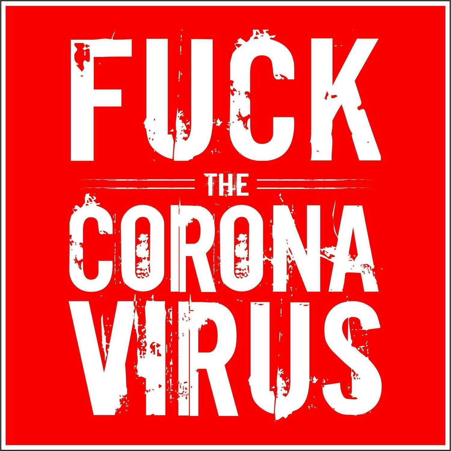 Наклейка Fuck Coronavirus