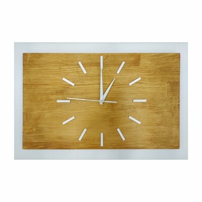 Часы деревянные белые с тайником