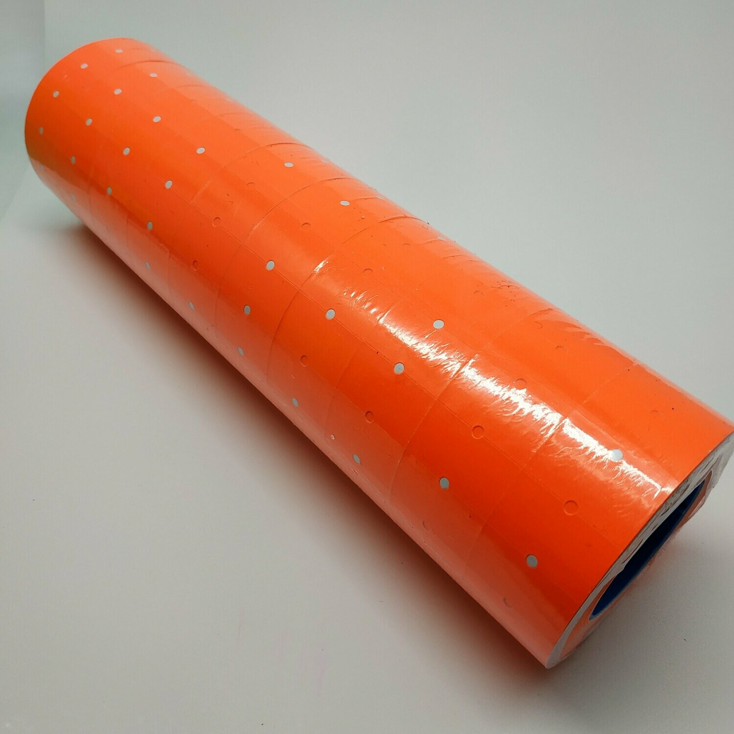 Ролики 10шт. лента для этикет-пистолета оранжевый неон, 10x1000 стикеров