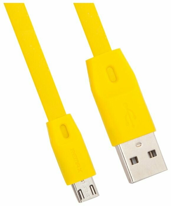 Кабель REMAX MicroUSB - USB FULL SPEED RC-001m 2м жёлтый