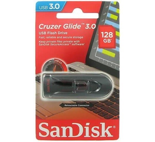 USB флеш-диск SanDisk "Cruzer Glide" 128GB