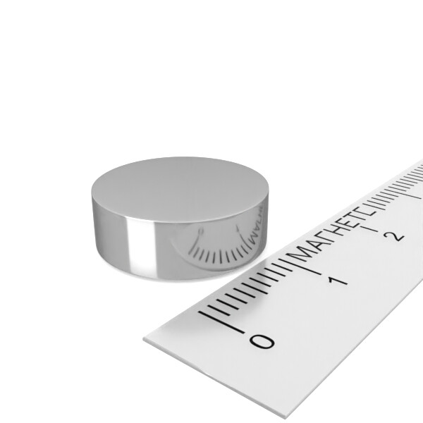 неодимовый магнит диск 15х5 мм